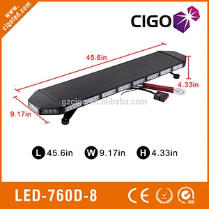 LED-760D-8 emergency vehicle strobe light 12-30V police lights 246 W strobe light police