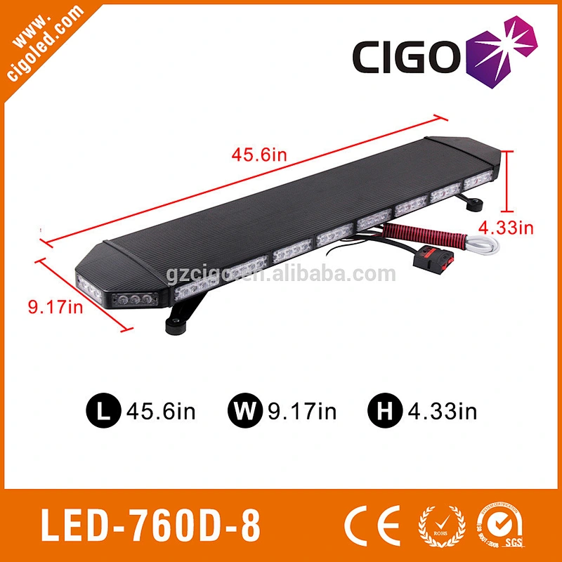 LED-760D-8 emergency vehicle strobe light 12-30V police lights 246 W strobe light police