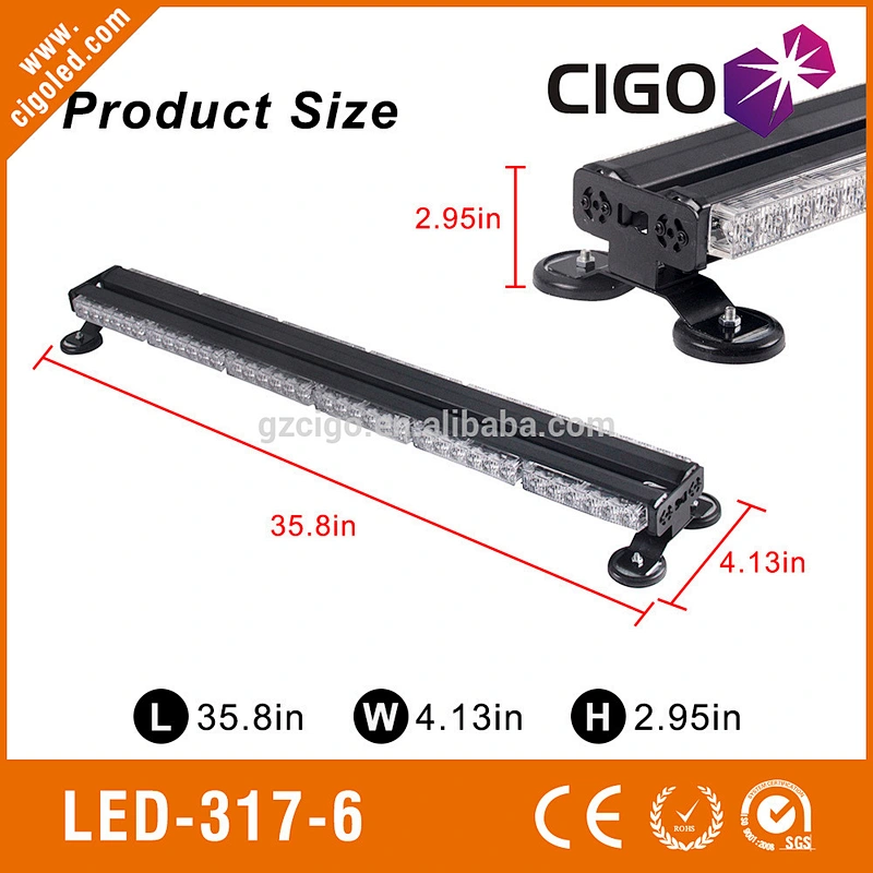 72W LED Bar double emergency light for vehicles