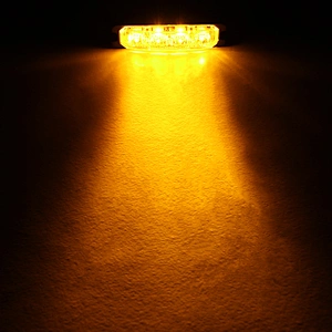 12-24V IP68 Synchronize  4pcs 3W side  led strobe warning lights for ambulance