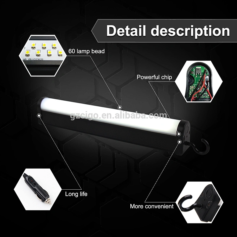 WL1201 portable work light 12-24V led work lights for trucks work light bar