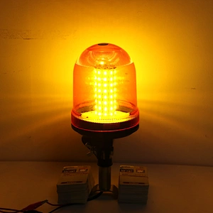 LED-03X-4  Amber LED 80-5730 LEDs car beacon lights  With Support  For Crane
