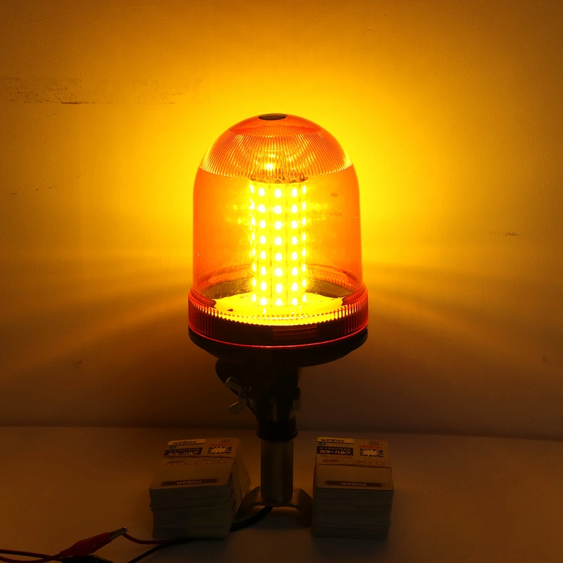 LED-03X-4  Amber LED 80-5730 LEDs car beacon lights  With Support  For Crane
