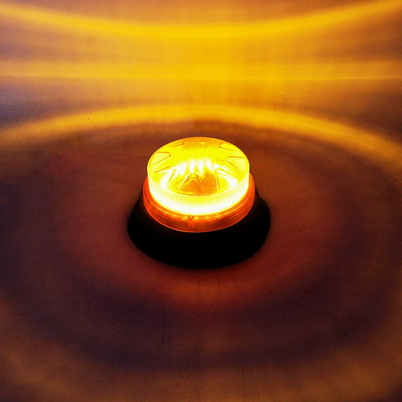 New Style LED-015 24SMD 3030 Ultra-thin amber revolving led beacon warning light