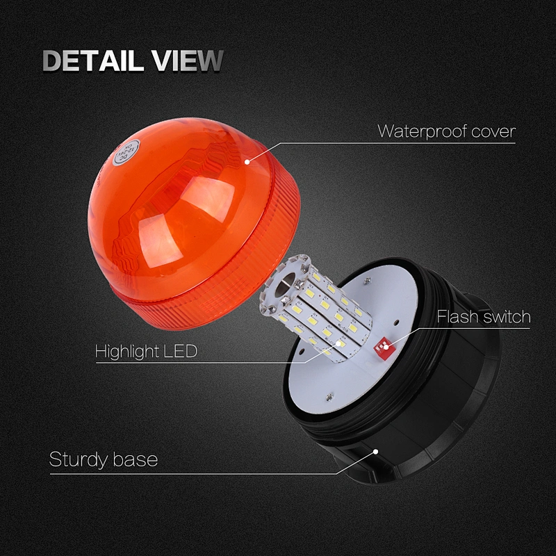 LED-03M-3 Amber  LED 40-5730 LEDs flashing lights beacon For School Bus
