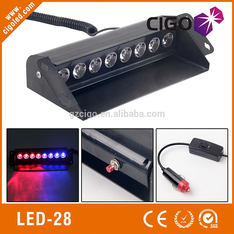 LED-28 led lights emergency led hazard warning lights 8W yellow strobe lights