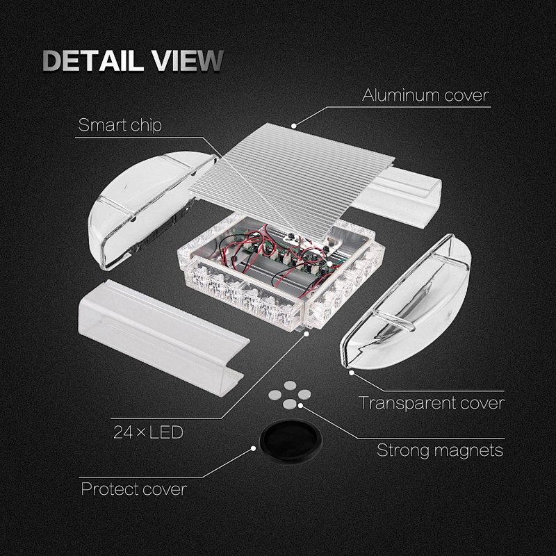 LED- 510D led strobe light flashing light for vehicles