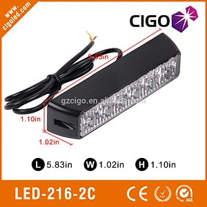 LED-216-2C mini strobe light colorful warning strobe light 12V 12W led grill light