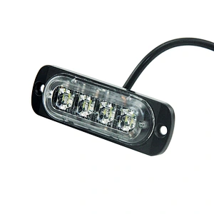 2835LED surface mount led strobe flashing lights for vehicles LED-04T-1 easy installation amber and white emergency lights