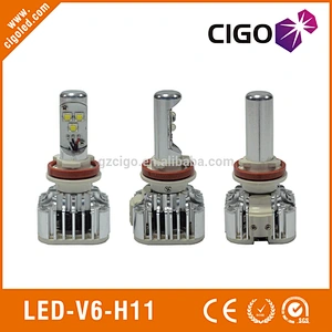 LED-V6-H11 car head lights 12-24V h11 led headlight bulbs 30W h11 led low beam bulb