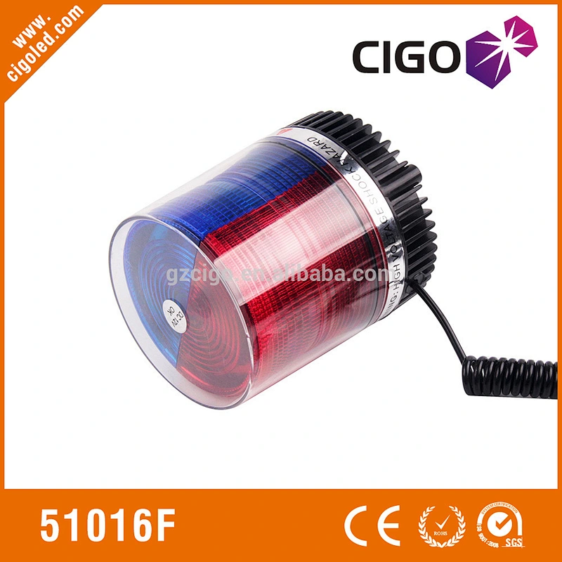 LED-51016F amber led flashing lights 12V 1strobe mode led hazard lights for vehicles red and blue cover flashing lights for cars