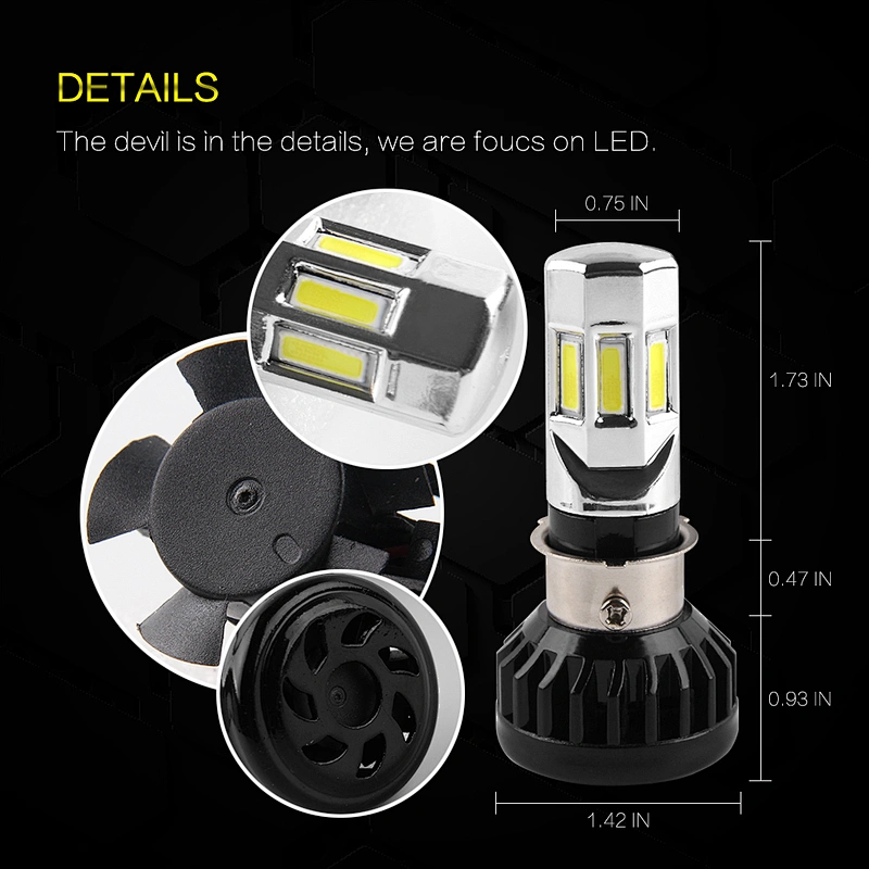 White RTD-M02E motorcycle high power led headlight