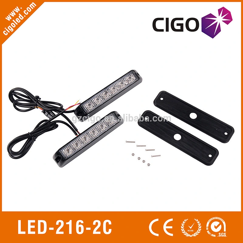 LED-216-2C mini strobe light colorful warning strobe light 12V 12W led grill light