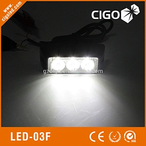 LED-03F Security Car Strobe Light Led Warning Light With Flash Mode12V 3W Emergency Vehicle Truck Light
