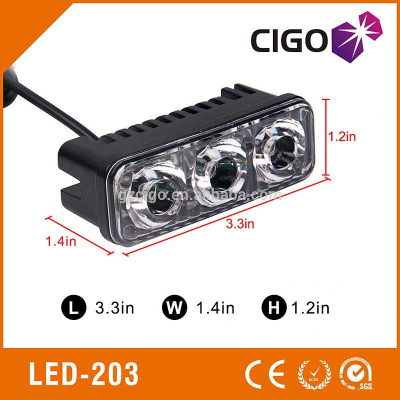 LED-203 Grille Deck Lights 12V emergency hazard lights 16 type strobes signal vehicle products