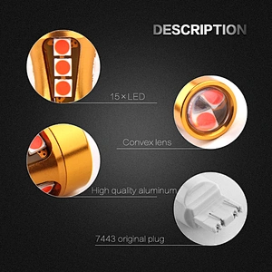 T20-15SMD-3030 12-24V car flashing led brake light