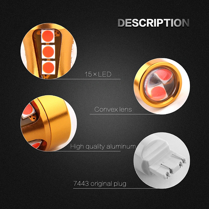 T20-15SMD-3030 12-24V car flashing led brake light