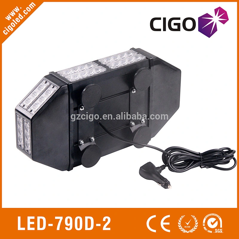 LED-790D-2 strobe warning lights for trucks 12-30V amber emergency lights for vehicles 204W lights for emergency vehicles