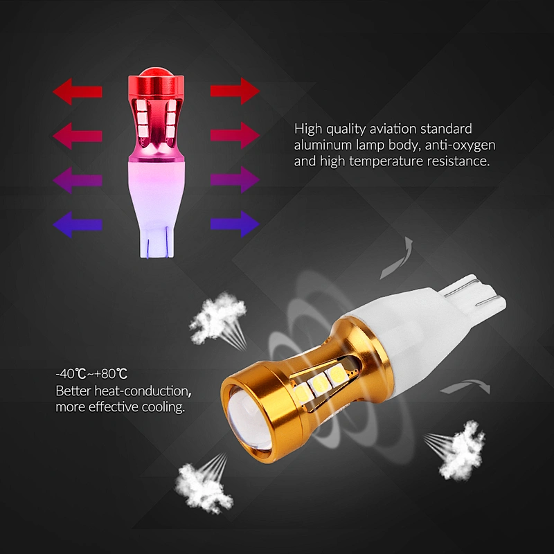 T15-15SMD-3030 12-24V W16W Canbus auto bulb lamp