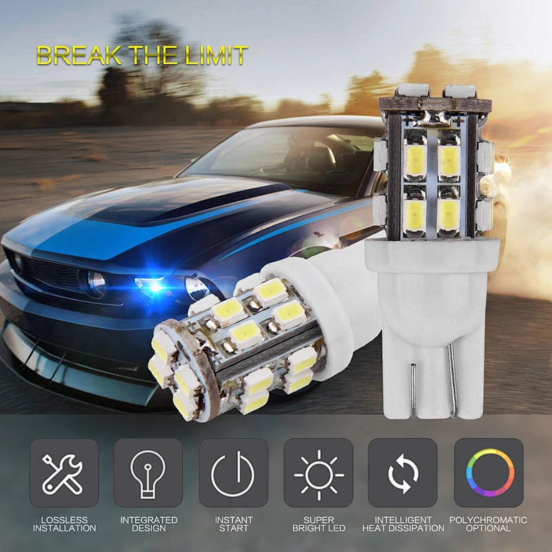 T10-20SMD-2835 t10 12v led bulb t10 194 led car bulb