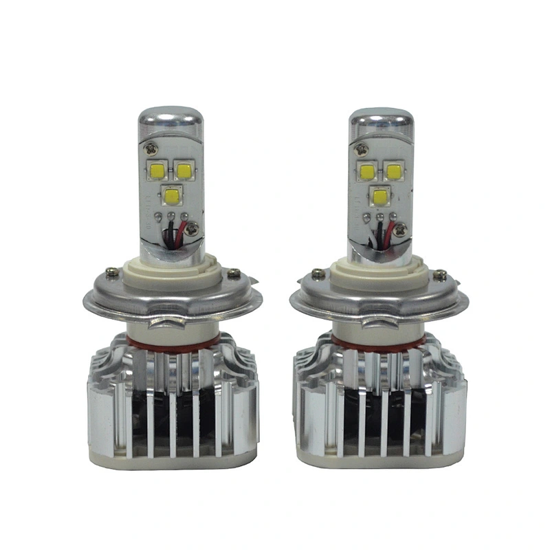 LED-V6-H4 auto headlights12V-24V led headlight bulbs high low beam 30W headlights with leds