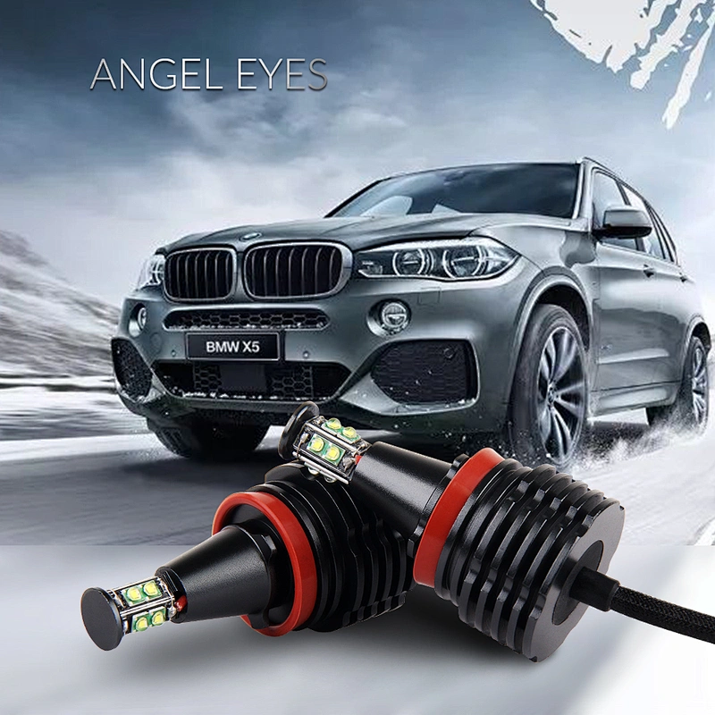angel eye led headlight H8 80W ring angel eyes