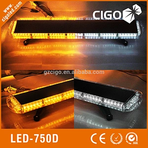 LED-750D Color Warning Light Bar 12-30V emergency led light bar 96W led used emergency light bars for aftersale market
