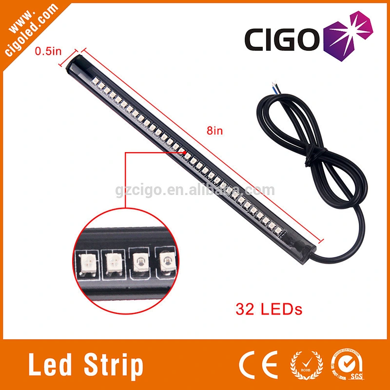 LED Strip 32 LED SMD3528 led LED Warning DC 12V soft strip police motorcycle strobe light emergency lighting systems