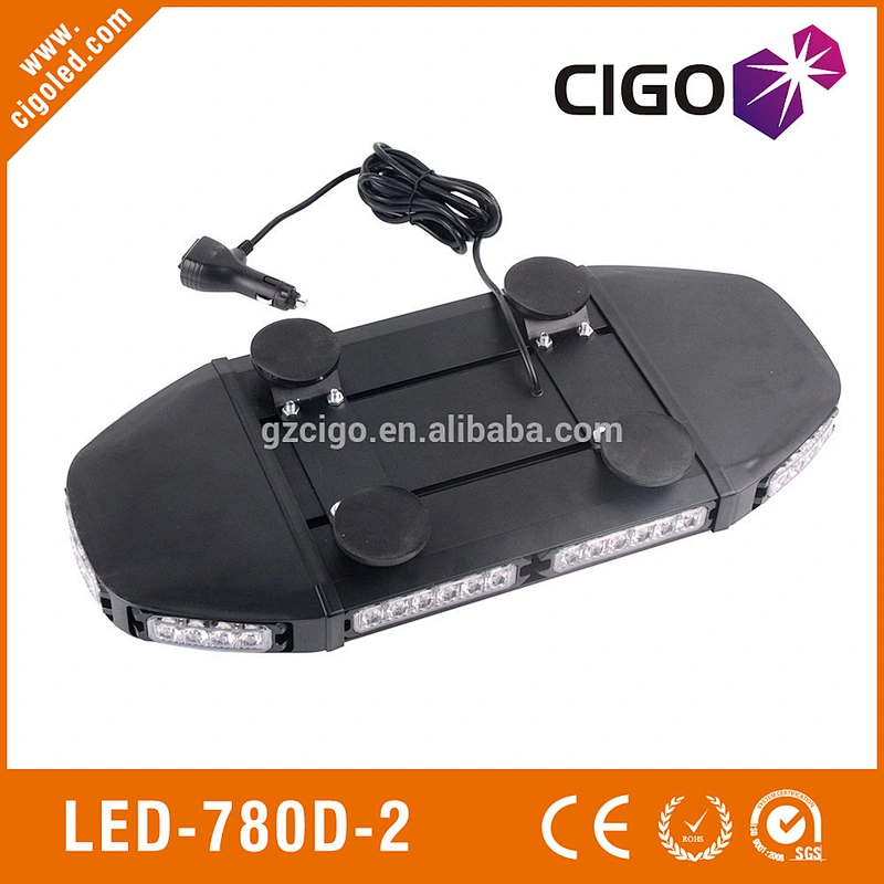 LED-780D-2 visor police lights 12-30V emergency led strobe lights cars 144W emergency vehicle equipment