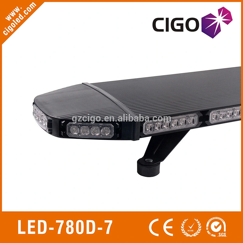 LED-780D-7 high power police emergency led light bar 12-30V light bar 324 W yellow white vehicle car truck emergency
