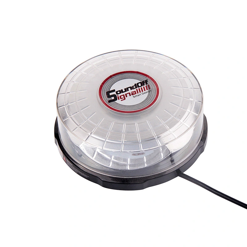 LED-VS7 car roof red strobe light 12V 8W or 24W magnetic emergency vehicle lights with flash modes strobe headlights for trucks
