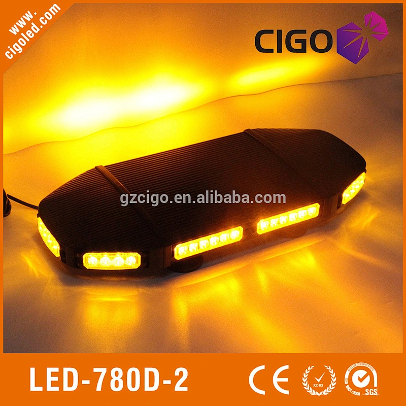 LED-780D-2 visor police lights 12-30V emergency led strobe lights cars 144W emergency vehicle equipment