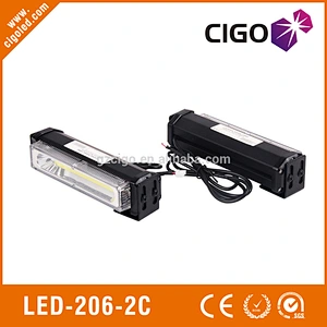 LED-206-2C LED 2 pcs a set with controller Strobe Light LED Light 12-24V 12W led emergency grill lights
