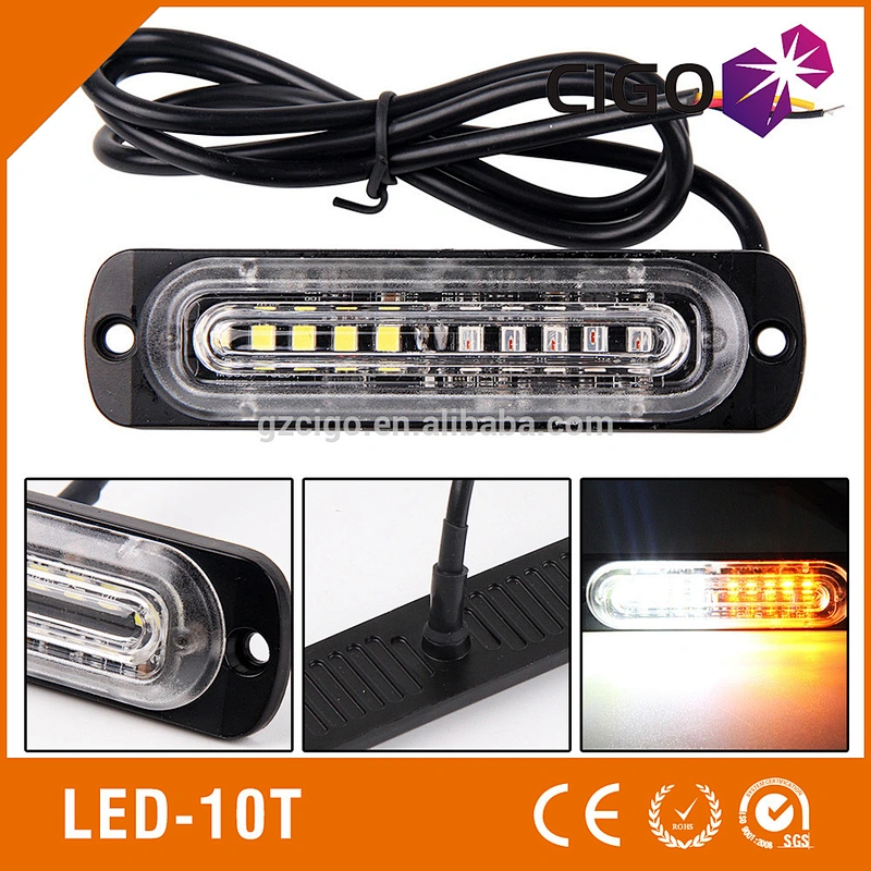 LED-10T Led Warning Light 12-24V Green Led Warning Strobe Light 10 pcs high power led surface mount headlight