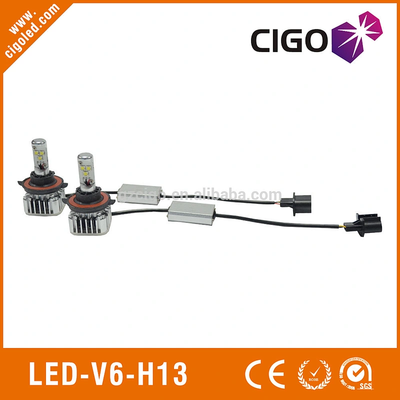 LED-V6-H13 led lights for cars headlights 12-24V auto leveling ...