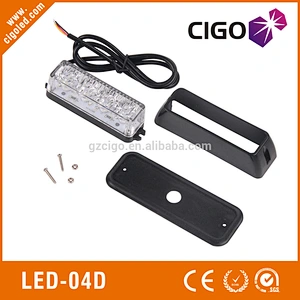 LED-04D led strobe light 12V led flashing light 4W easy installation wholesale emergency headlight strobes