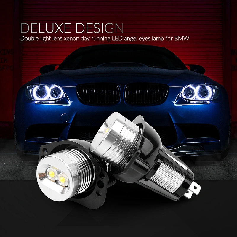 E90 angel eye headlights angel eye fog easy installation for BMW