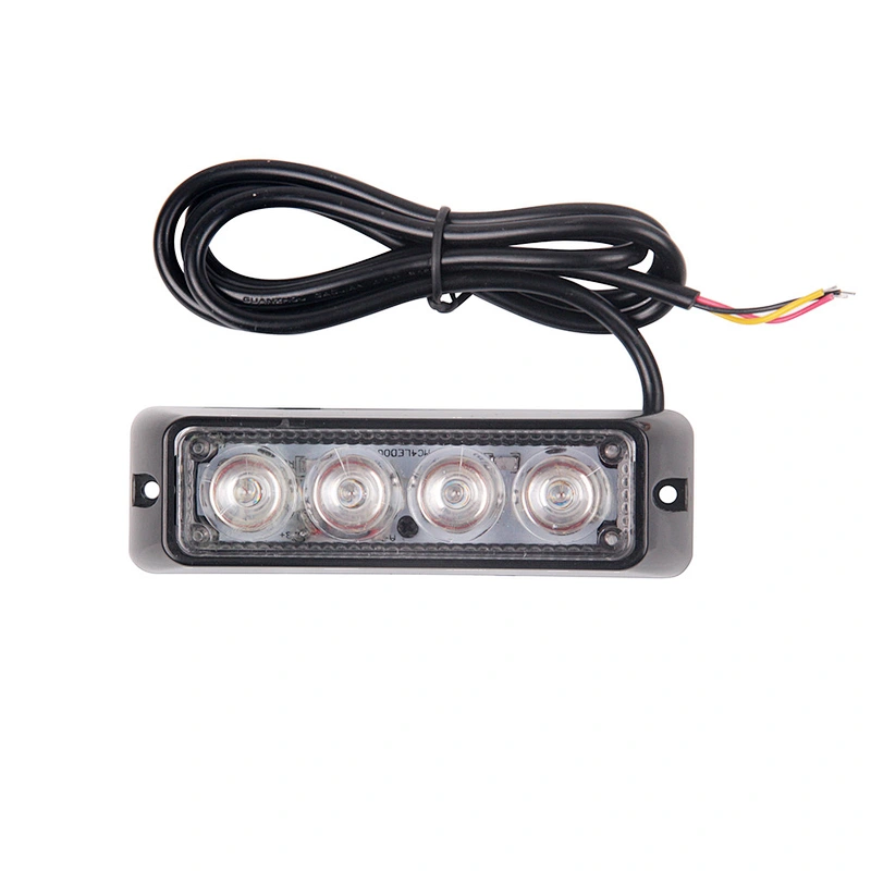 LED-04F led warning light 12V green led warning strobe light 4W led traffic warning light any color commission
