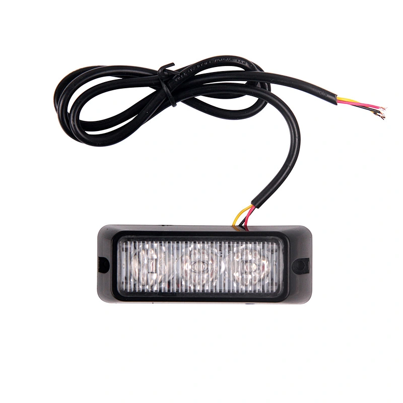 LED-03D led surface mount strobe light mini led warning light 12V 3W strobe flash led warning light