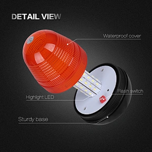 LED-03H-2 Amber LED 60-5730 led strobe warning lights  For Heavy Machine