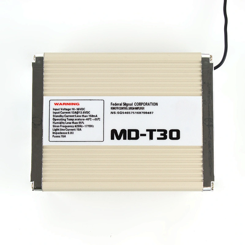 MD-T30 black auto car siren