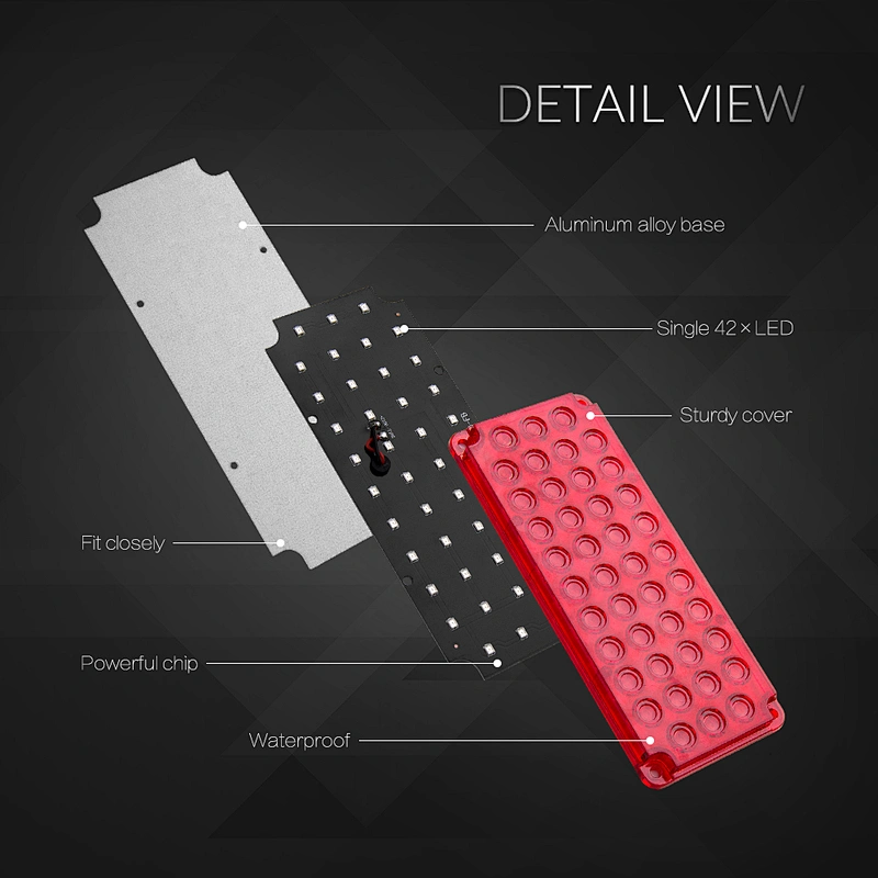 LED-18A 84SMD square LED Front Grille Deck Emergency light