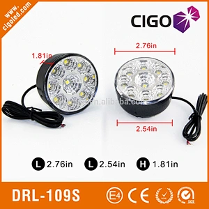 Car daytime led running lights DRL-109S led daytime running lights drl Round custom led drl