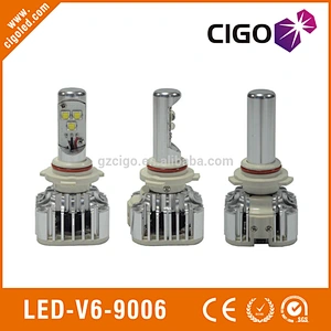 LED-V6-9006 bright led headlamp 12-24V led high beam headlights 30W 9006 led headlight bulbs
