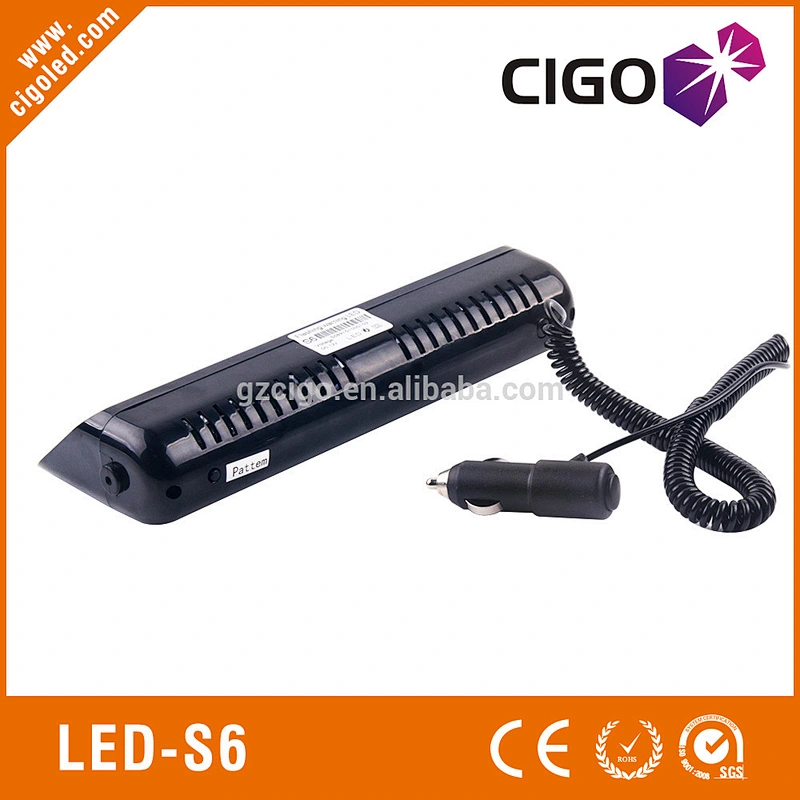 LED-S6 cigo brand led emergency warning lights 6W visible lights for vehicles different color auto lights