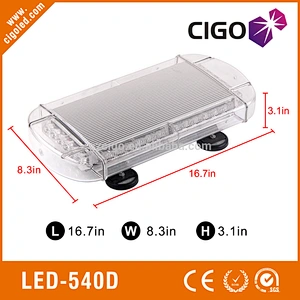 LED-540D Directional Warning Systems Lightbar 12V Accessories strobe lights die-cast aluminum material 36 or 108W light