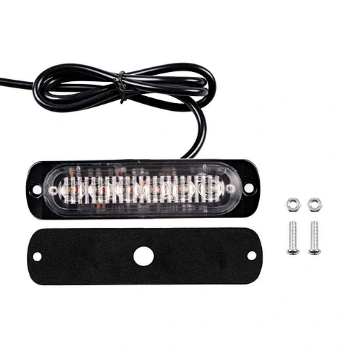 Ultal thin design 6*3w truck led Strobe Light waterproof strobe light LED warning Security led lights 24v for truck