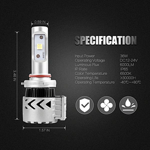 9005 headlight bulb 9005 car lights led headlight COB chips