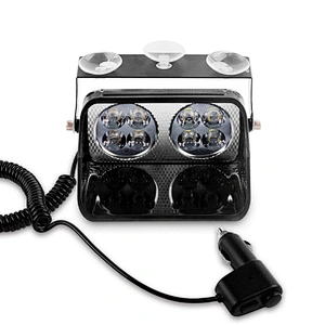 LED S8 led strobe lights 12W 8W visor blue red windshield emergency lights