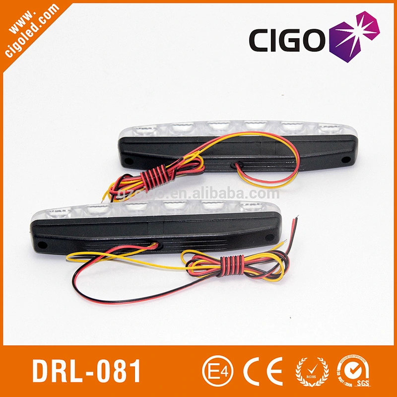 led CIGO factory daytime running lights 12V drl led headlights 12PCS led cars with daytime running lights